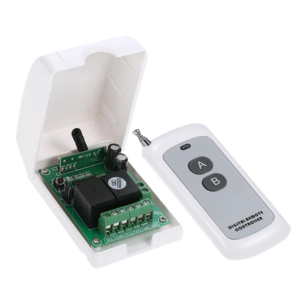 DC12V 2-way Switch with Ultra-Thin 1000m Remote Control Lighting Controller