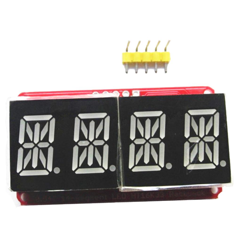 0.54" 4 bit Digital LED Display Module I2C Interface For Arduino Red Green