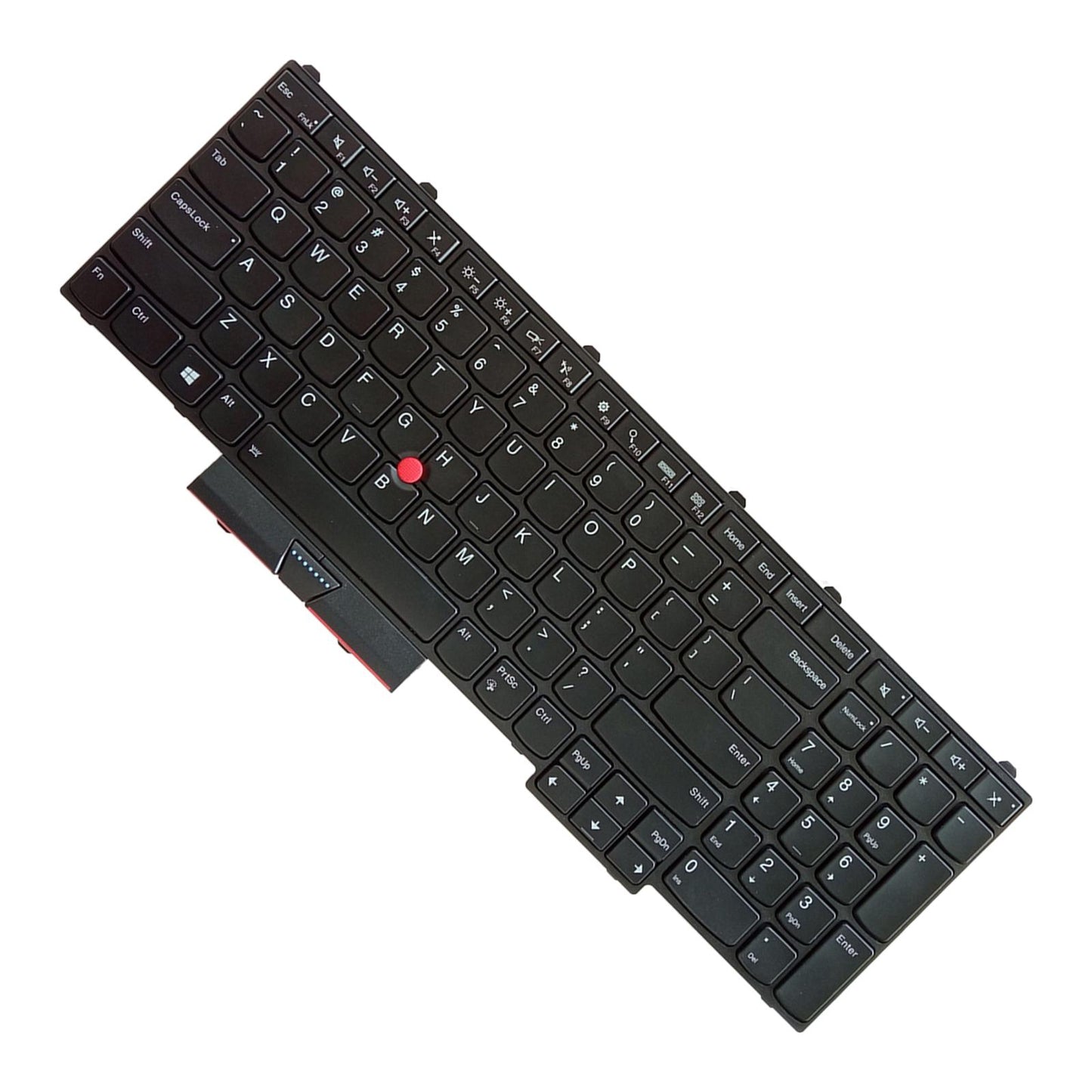 US English Keyboard with Backlit Replacement for ThinkPad P51 P71 No Frame