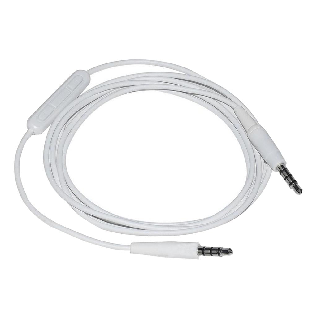 Headphone Audio Cable for Soundtrue Ear with Mic QC35 QC25 OE2 White