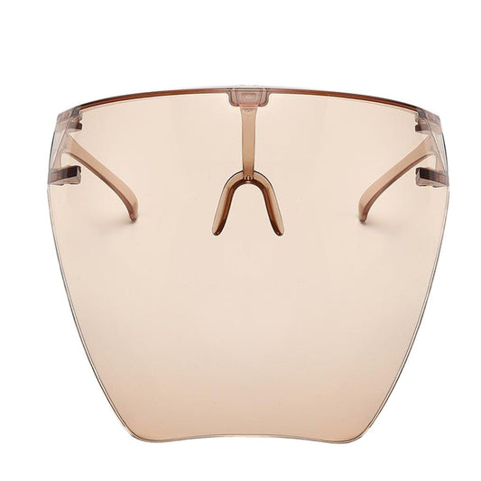 Full Face Shield Protective Guard Transparent Glasses Visor Tawny