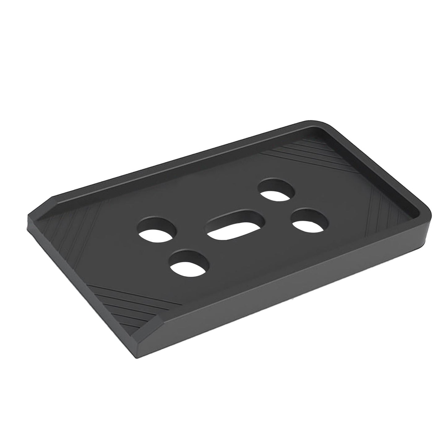 PC CPU Holder Stand Mobile with Wheels Cart for Office Home Under Desk ParallelWheel Black