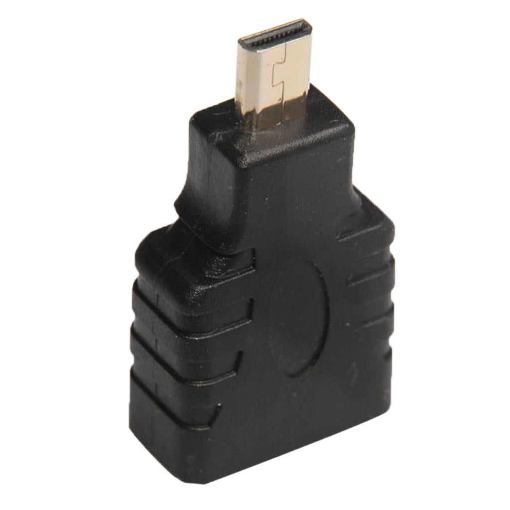 Micro HDMI Male Plug to HDMI Female Jack Socket Converter Adapter
