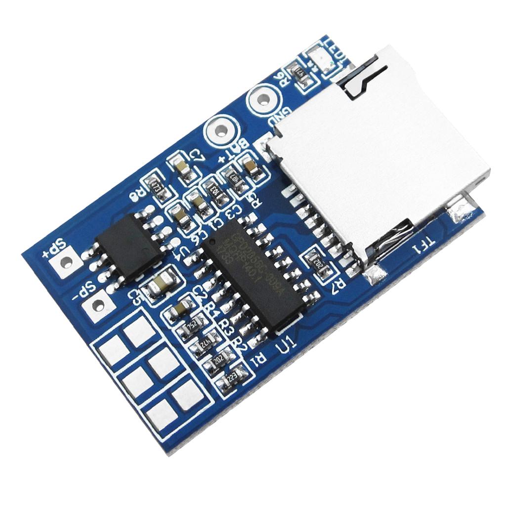 TF Card MP3 Decoding Module 3.7-5V Power 2W Mixed Mono Memory Player Module
