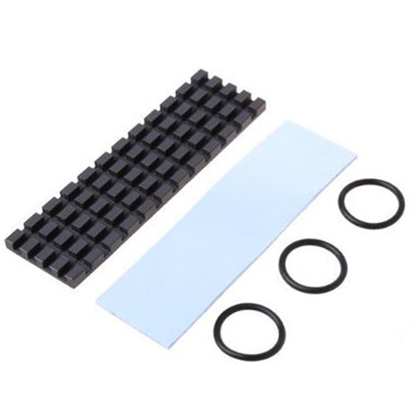 M.2 2280 Pure Copper Graphene SSD Heatsink w/Thermal Pad  Grid 4.0mm