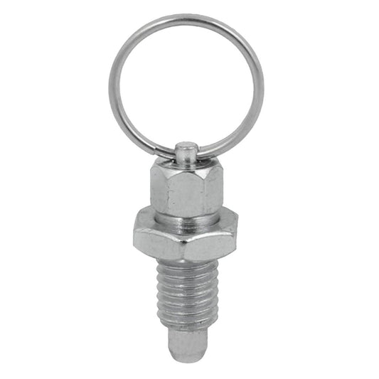 Index Plunger With Ring Pull Spring Loaded Lock Pin M6-4  Stainless Steel