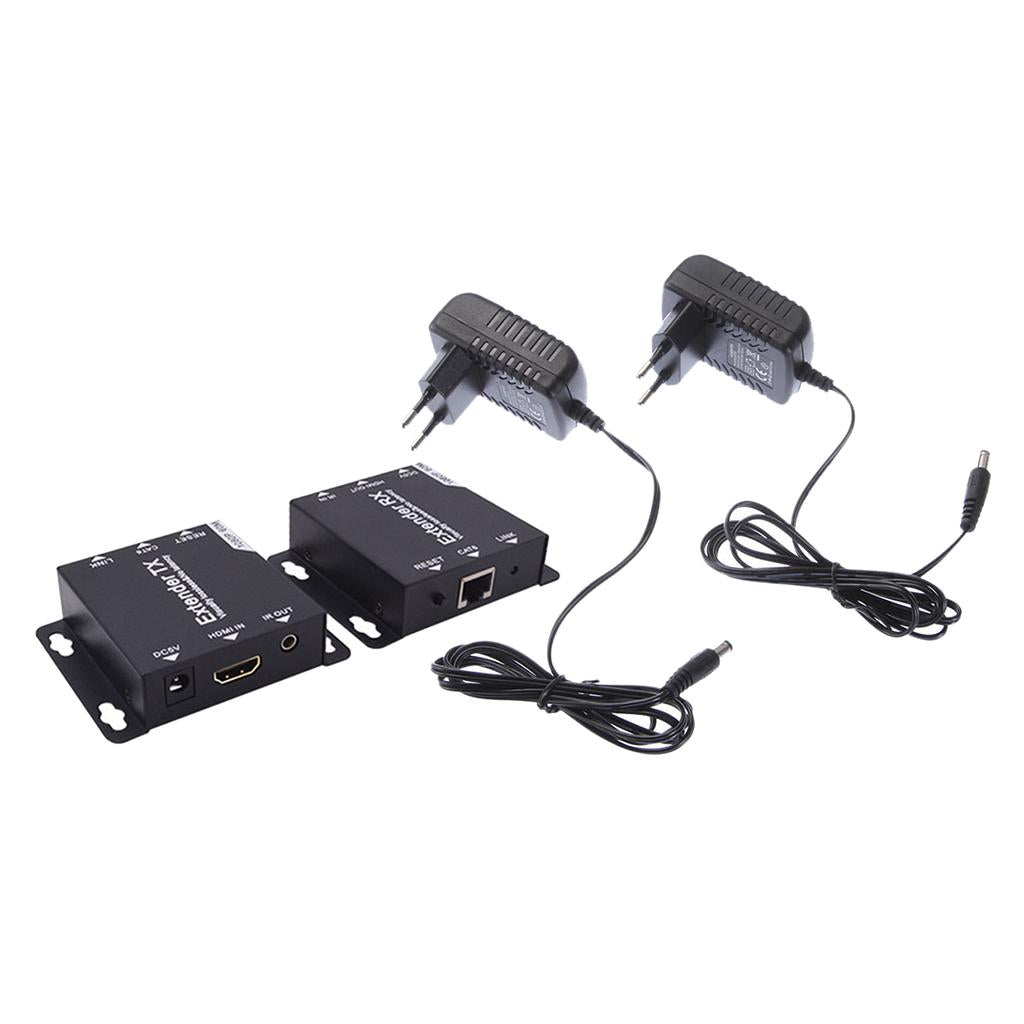 4K 1080P HDMI Extender Transmitter Receiver 60M Over Cat6 / 7 RJ45 LAN Cable