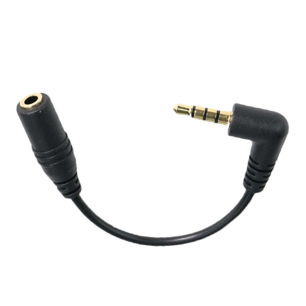 3.5mm TRS Female to TRRS 3.5 Male Connector Cable for Microphone Cable Audio