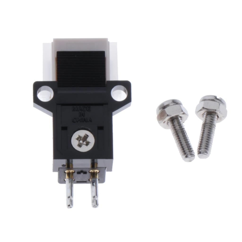 Record Player Turntable Cartridge Replacement Stylus Needles with Screws