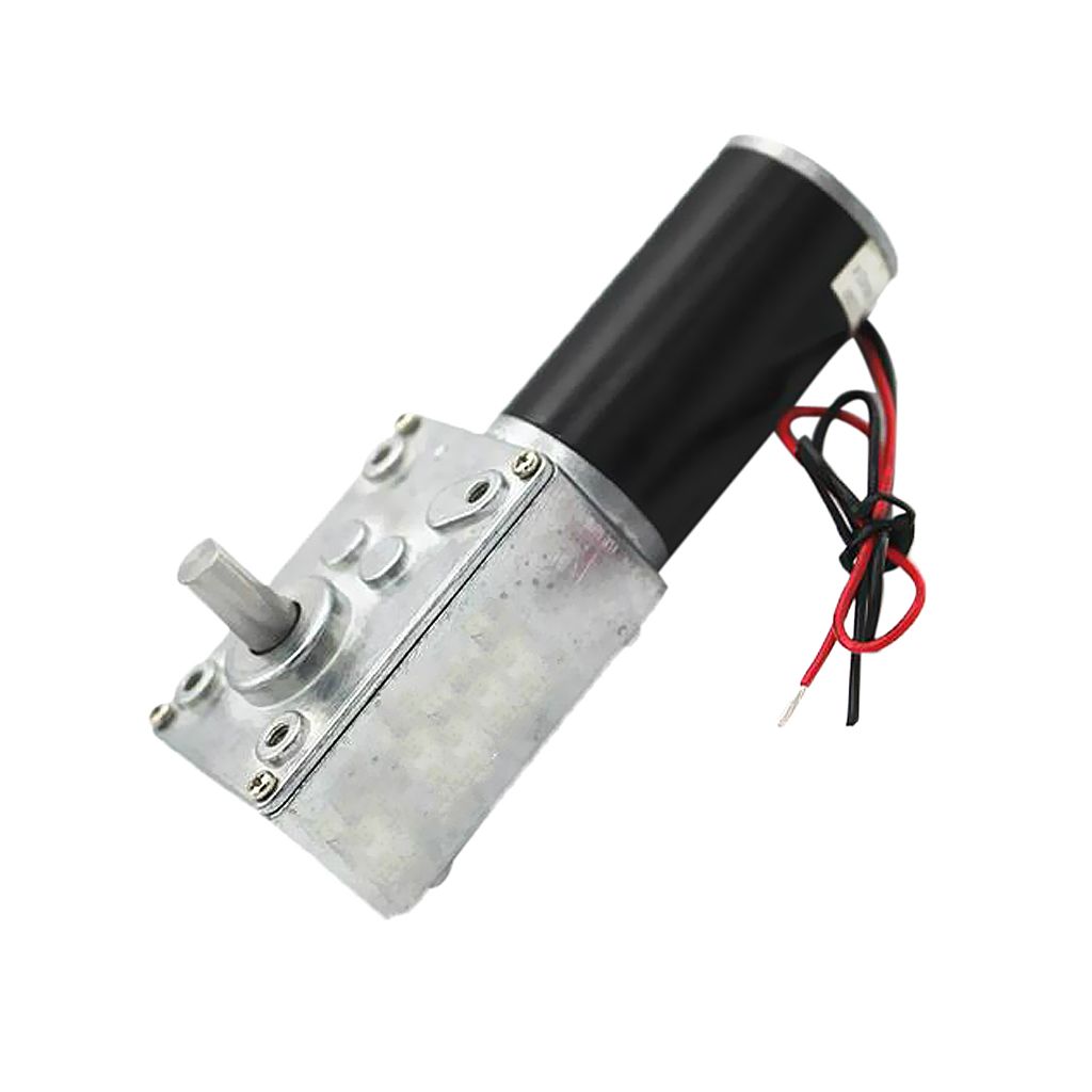 Micro DC Worm Gear Box Motor High Torque Speed Reduce Turbine 24V 470RPM