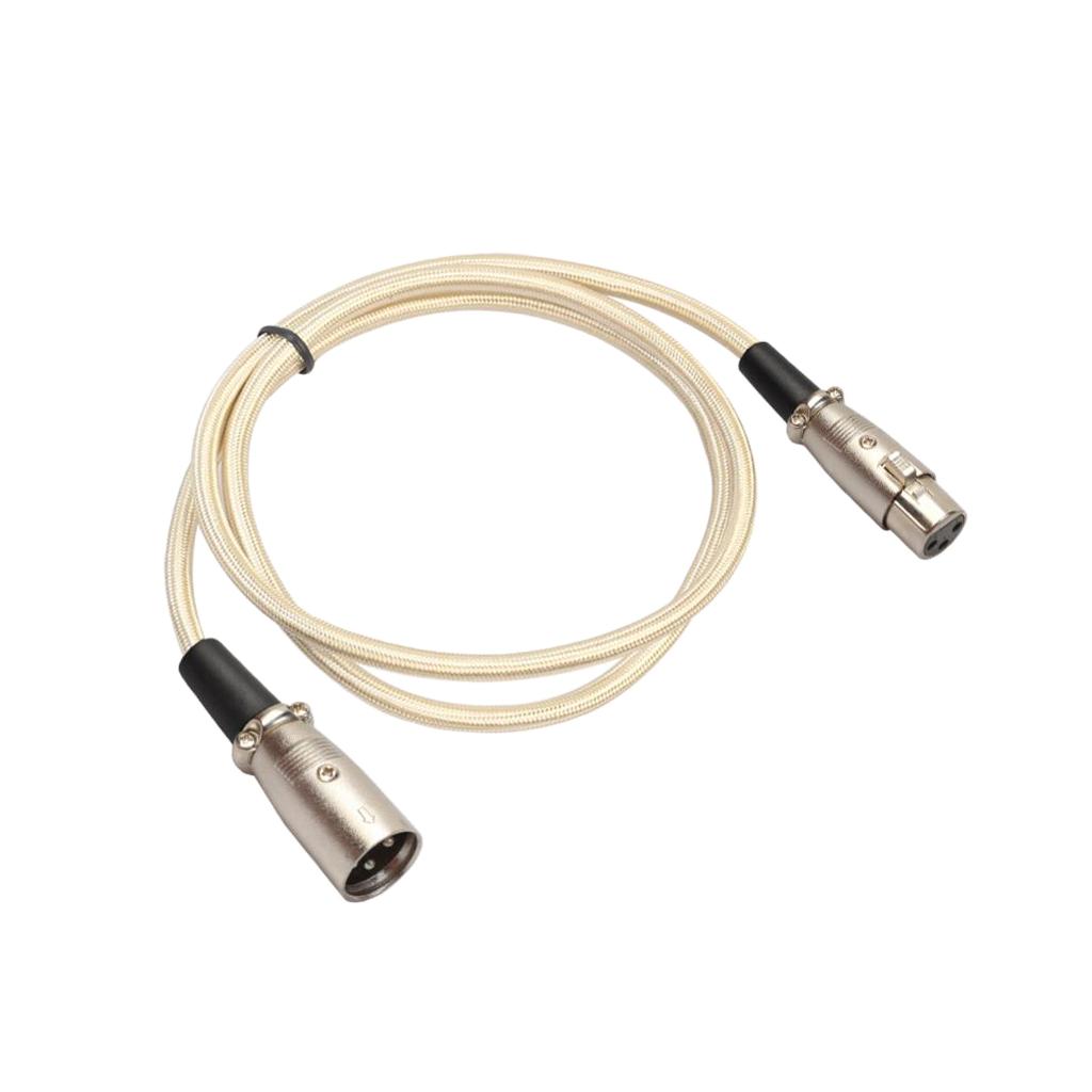1m 3 Pin XLR Male to Female Cable Balance Cable Mic Audio Extension Cord