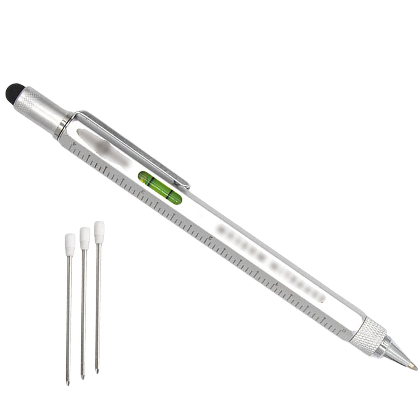Multitool Pen Screwdriver Touch Screen Stylus Multifunctional Pen Silver
