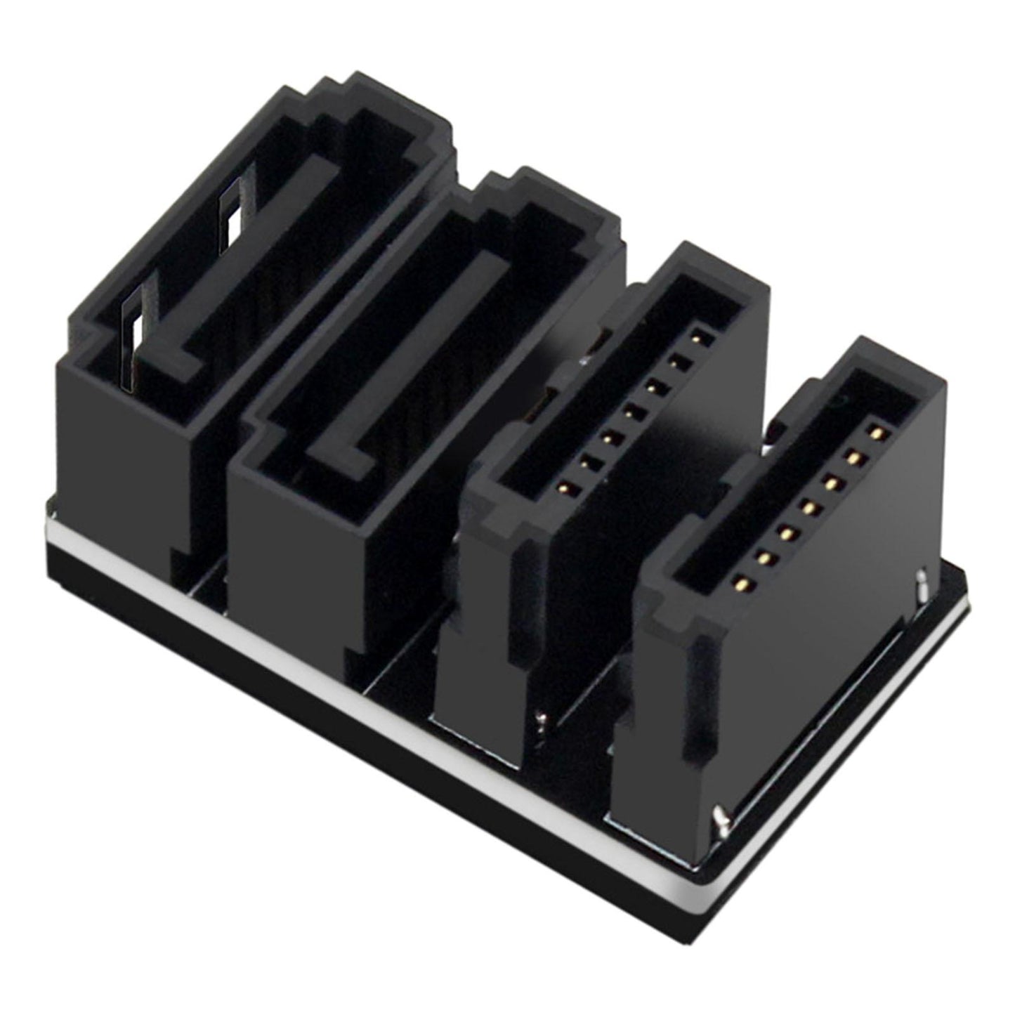 SATA Adapter Converter Angle 7Pin Male to Female for Motherboard Mainboard 180 degree 