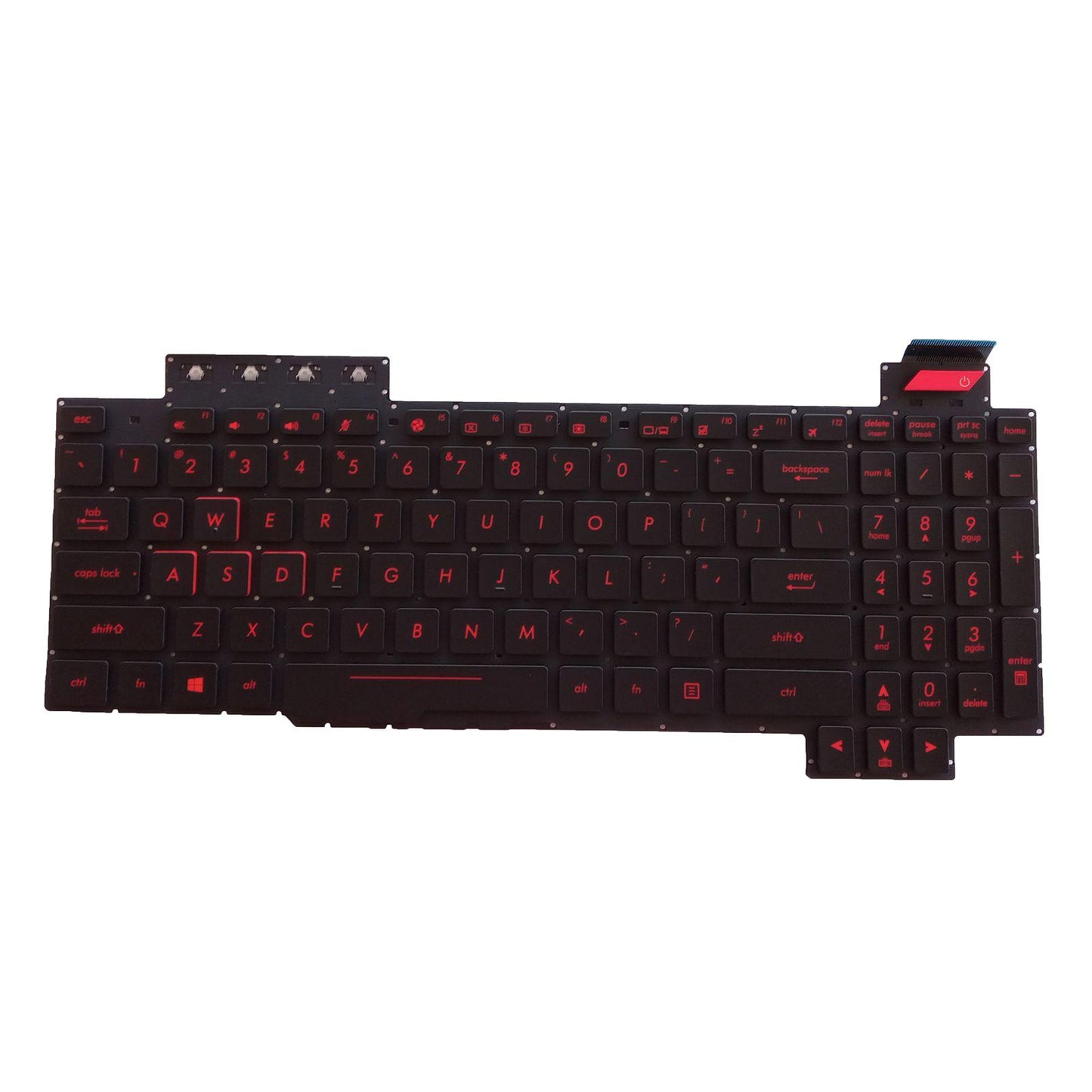 US Keyboard US Layout Backlit Matte for FX63 FX63V ZX63Ve FX503Vm