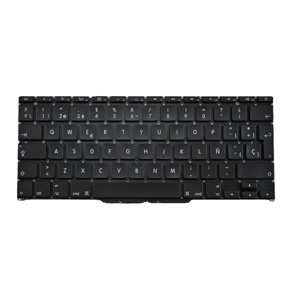 Spanish Keyboard for MacBook Air 11" A1370 2011 A1465 12-15 PC Replace Black
