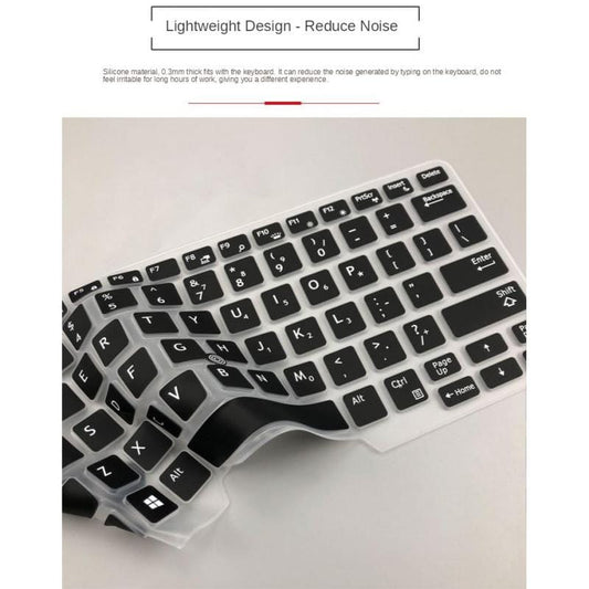 Silicone Keyboard Skin for Dell Latitude E5480 E5490 Black