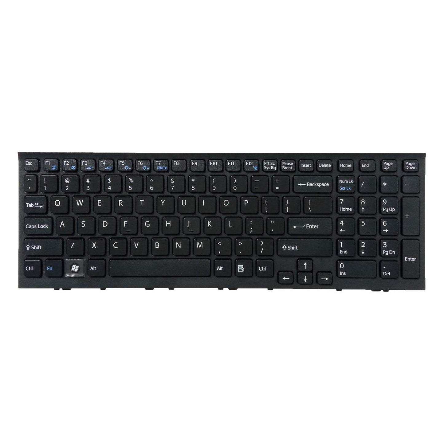 Sturdy Laptop Keyboard US English Replacement for pc Vpcee23FX PC