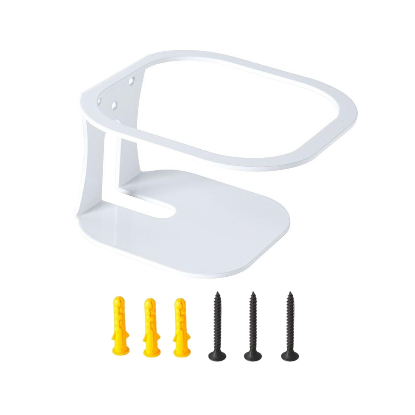 Speaker Wall Mount Durable Speaker Shelves for Office Living Room Study Room White