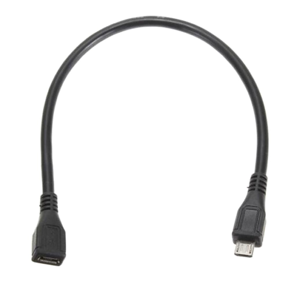 Micro USB Male To Female Extension Extender Data Sync Charging Cable adaptor