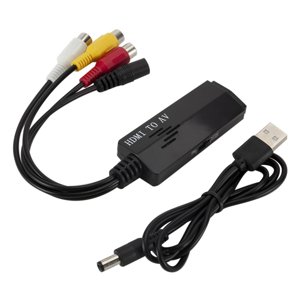 HDMI to AV RCA HD Audio Video Converter Cable Male to Female Short Cable
