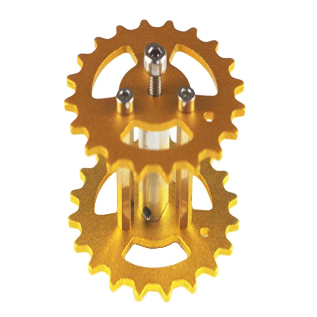 Metal Crawler Drive Driving Wheel with Coupling for Tank Car Chassis  gold