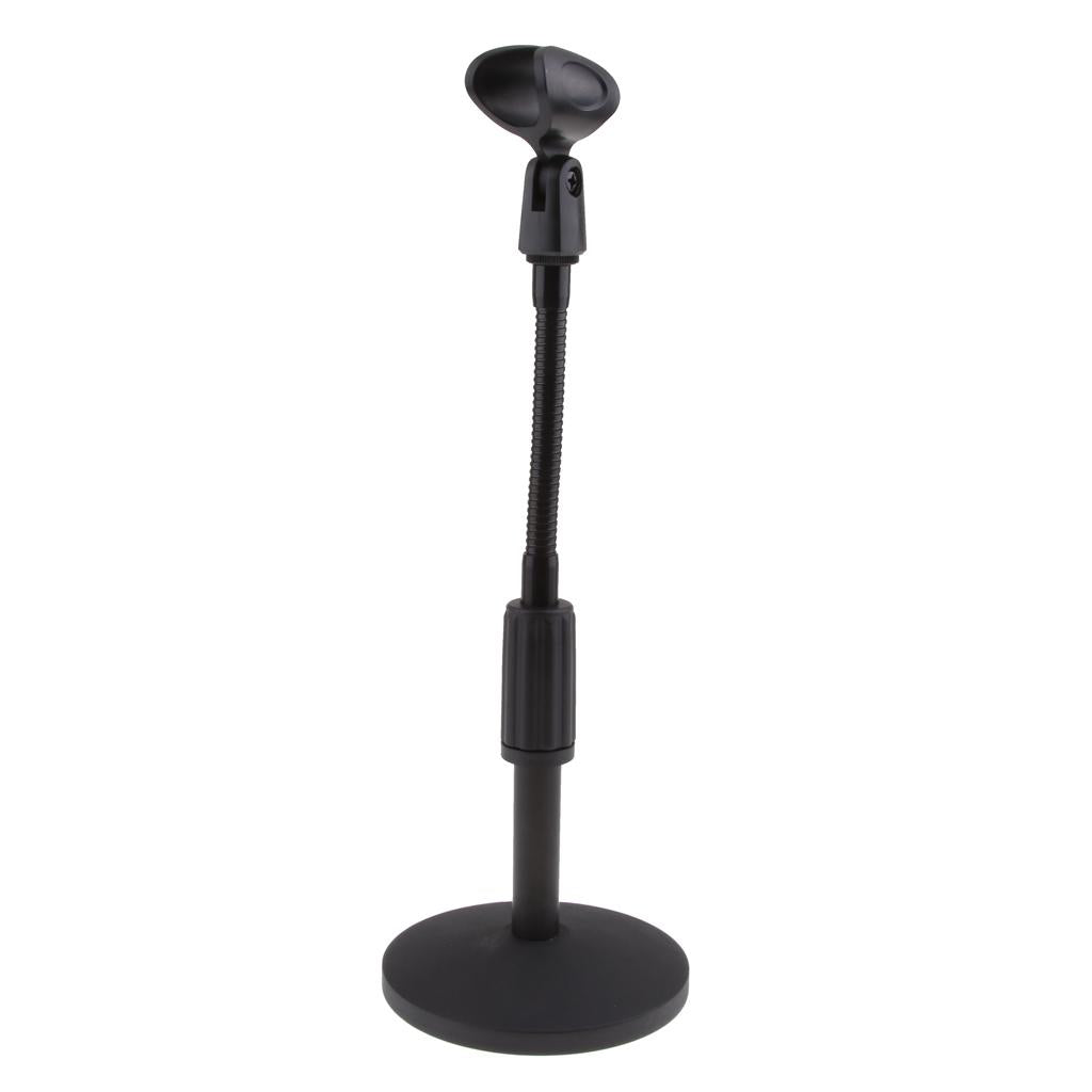 Stainless Steel Microphone Stand Desktop Hose Bending Microphone Rack