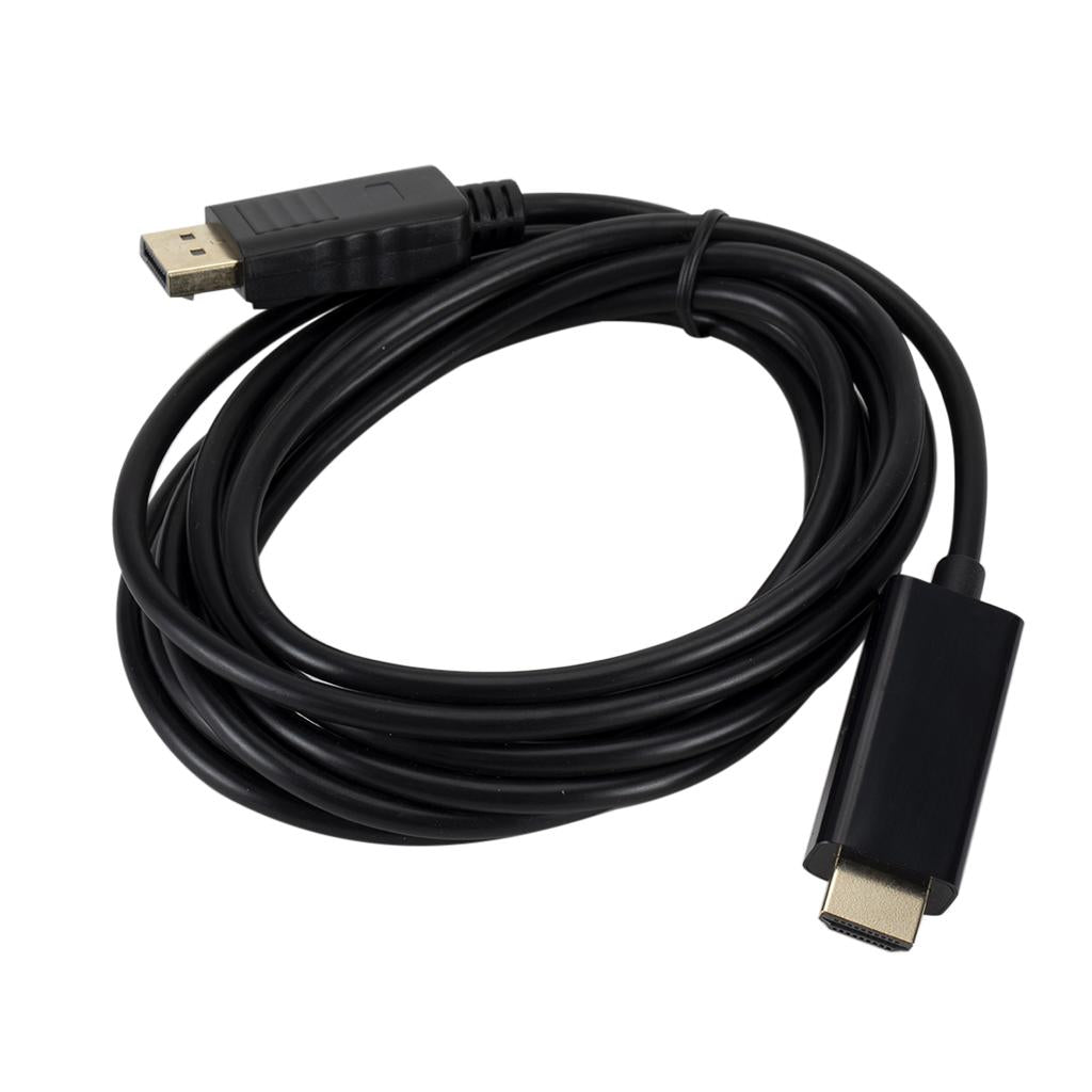Display Port To HDMI Cable Cord DP To HDMI Cable Adapter Converter HD