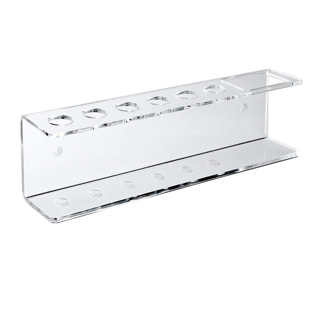 Marker Pens Holder for Whiteboards, Wall Mount Dry Eraser Organizer Clear