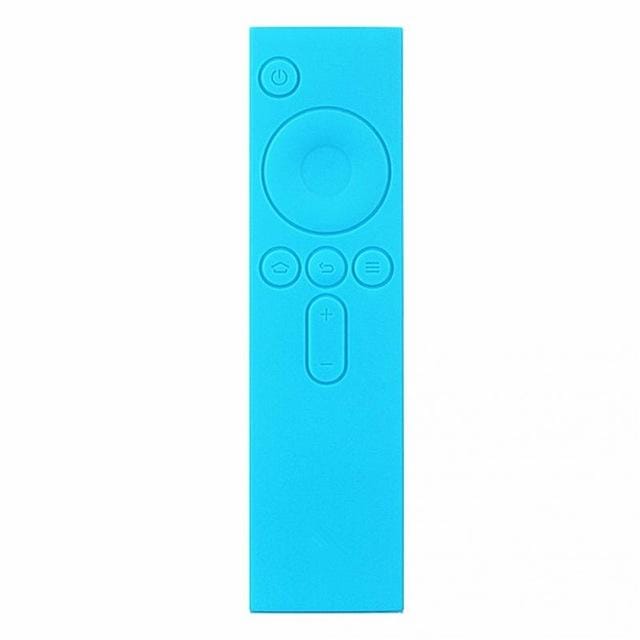 6 PCS Soft Silicone TPU Protective Case Remote Rubber Cover Case for Xiaomi Remote Control I Mi TV Box (Blue)