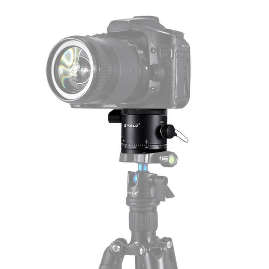 PULUZ Aluminum Alloy Panoramic Indexing Rotator Ball Head  for Camera Tripod Head