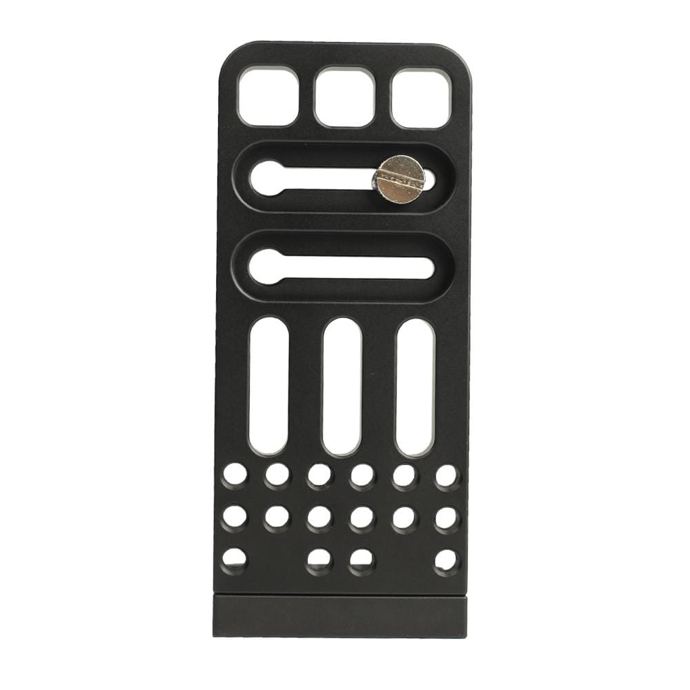 130A Universal 1/4 inch Vertical Shoot Quick Release L Plate Bracket Base Holder (Black)