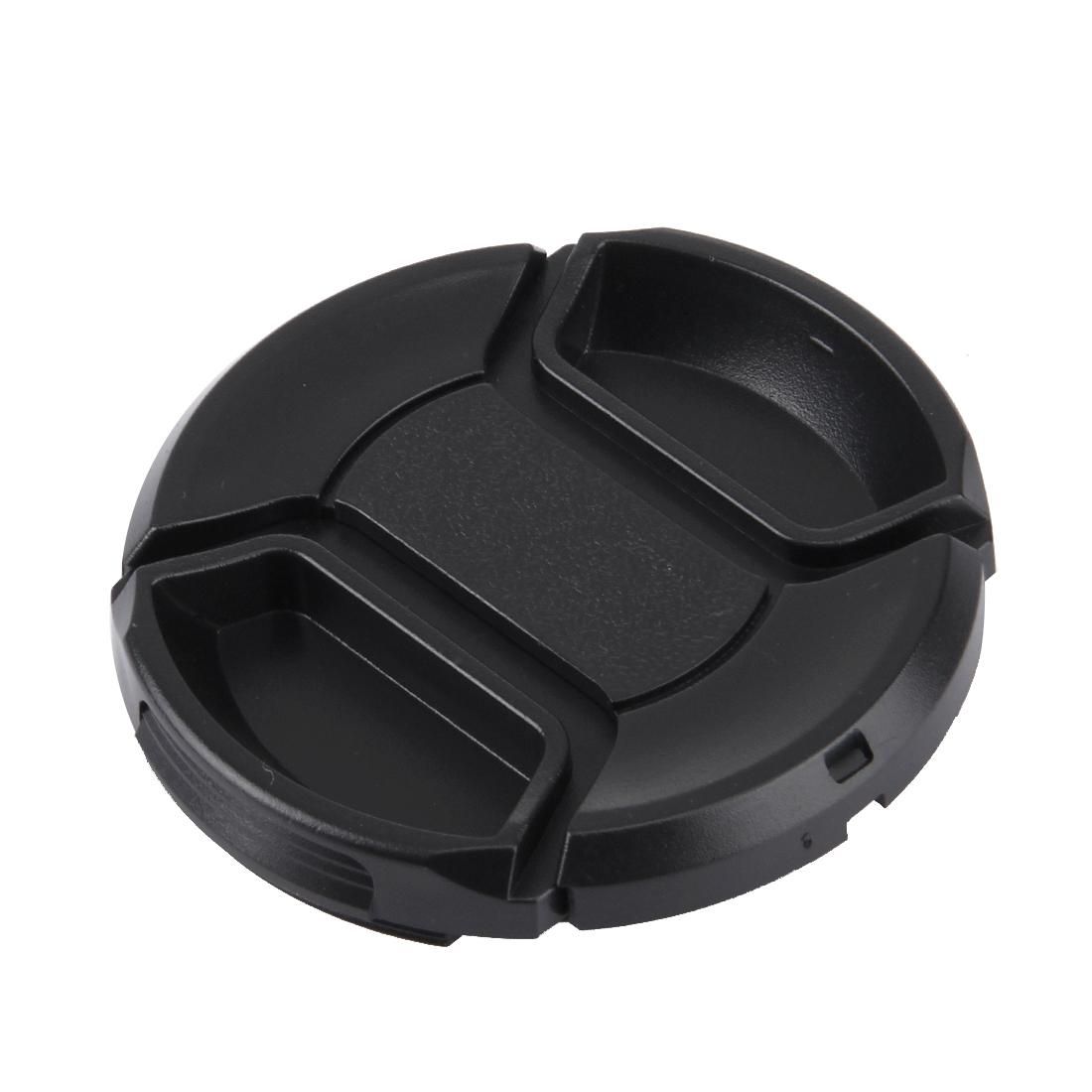55mm Center Pinch Camera Lens Cap (Black)