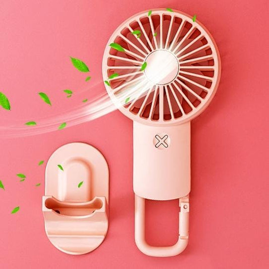 LT-S3163 Carabiner Portable Fan (Pink)