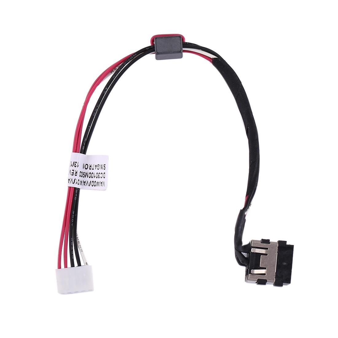 DC Power Jack Connector Flex Cable for Dell Inspiron 15 / 3521 / 3537 & 15R / 5521 / 5537 & 17R / 5721