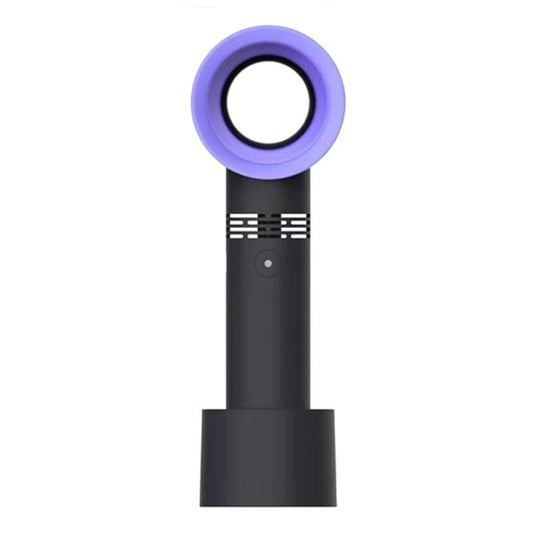 Portable Handheld USB Leafless Fan (Black)