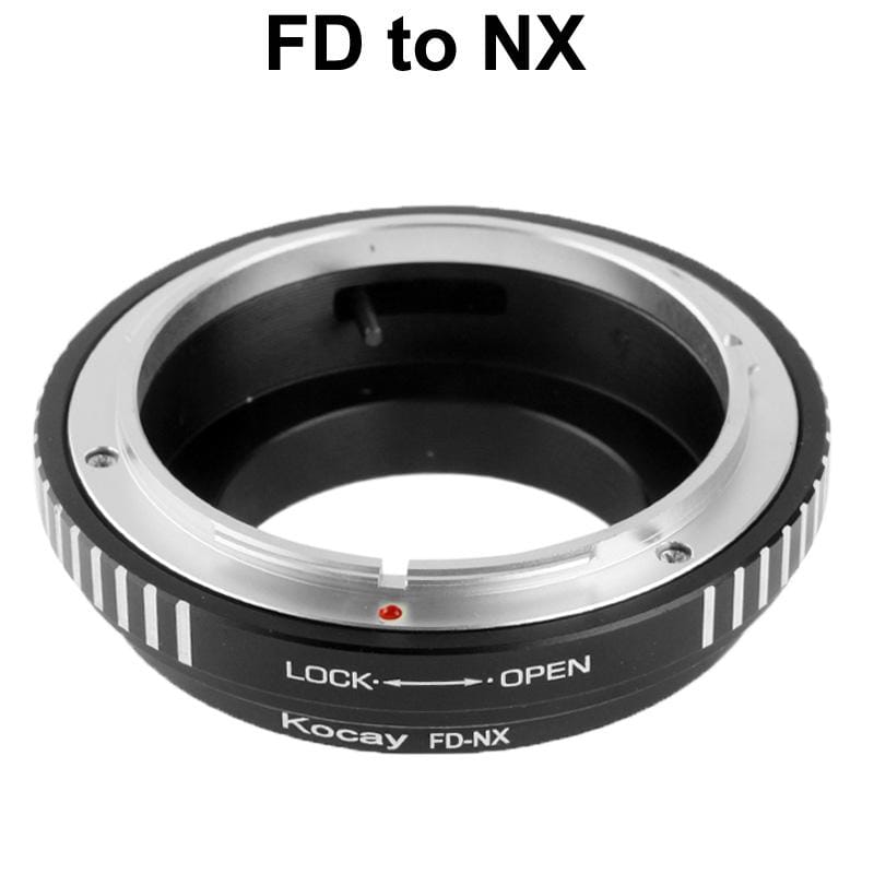 FD Lens to NX Lens Mount Stepping Ring (Black)