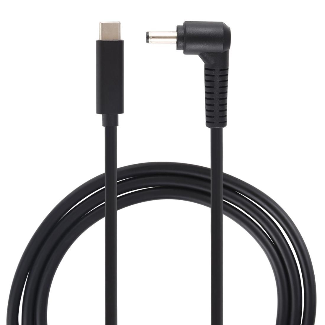 USB-C / Type-C to 4.0 x 1.35mm Laptop Power Charging Cable, Cable Length: about 1.5m (White)