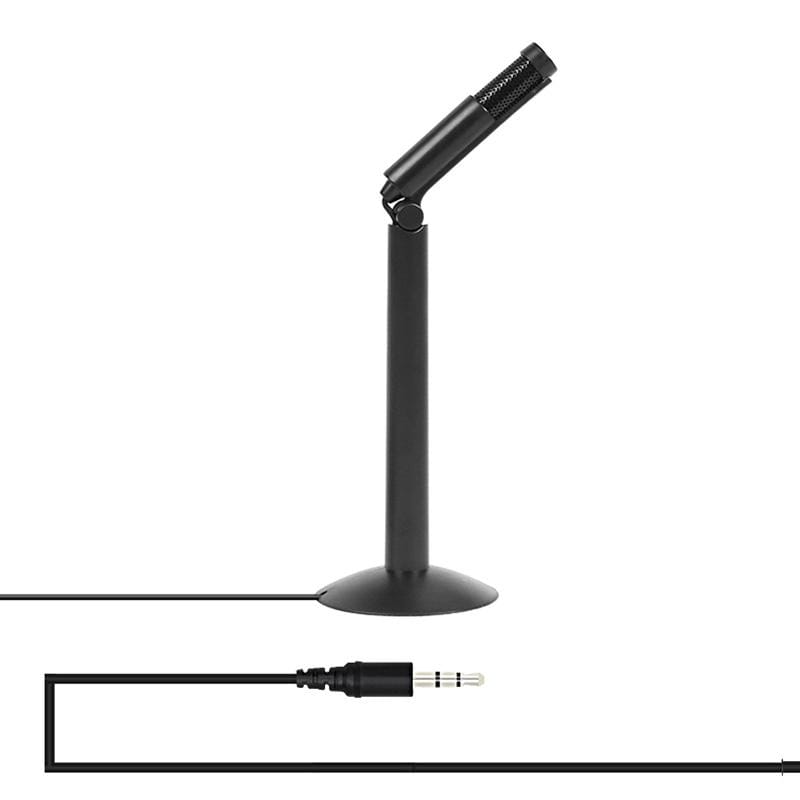 Yanmai SF-950 120 Degree Rotation Head 3.5mm Jack Studio Stereo Recording Microphone, Cable Length: 1.3m, Compatible with PC and Mac for Live Broadcast Show, KTV, etc. (Black)
