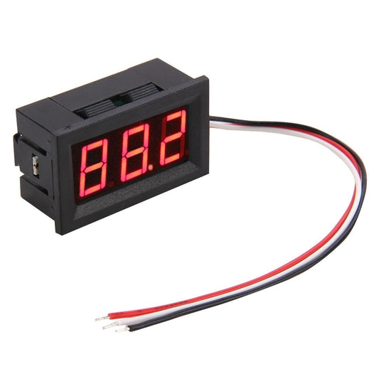 V27D 3 Wires Green Light Display Mini Digital Voltage Meter, Measure Voltage: DC 0-100V (Style3)