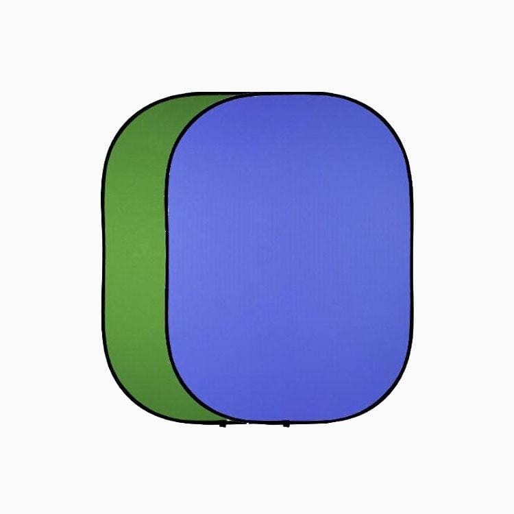 2 PCS Double-sided cutout camera photo photography keying shooting background board mixed background cloth, Size:100x150cm, Color:Blue Green