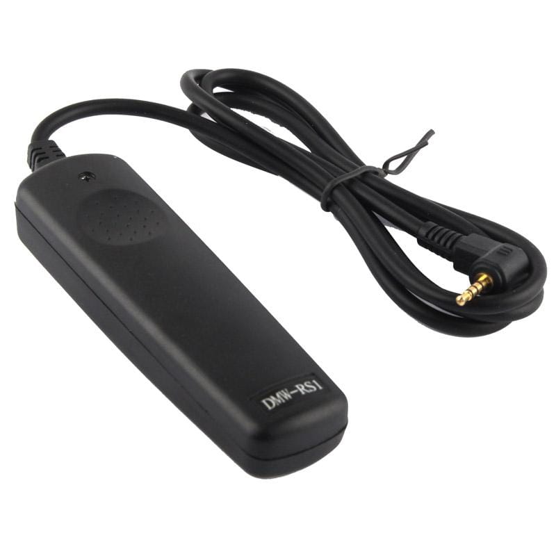 Remote Switch Shutter Release Cord DMW-RS1 for Panasonic Lumix DMC- FZ20, FZ30, FZ50, LC1 (Black)