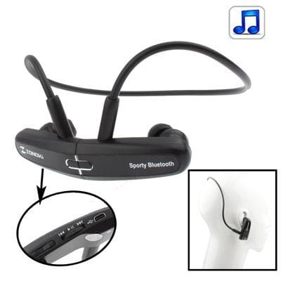 Free Style Motion MP3 Headphone, with Magnet, Built-in 4GB Memory (Black)