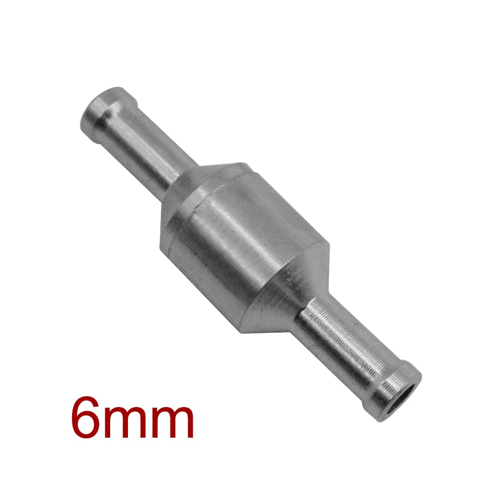 6mm Inline One-way Non-return Check Valve Fuel Water Gas Air - 6mm
