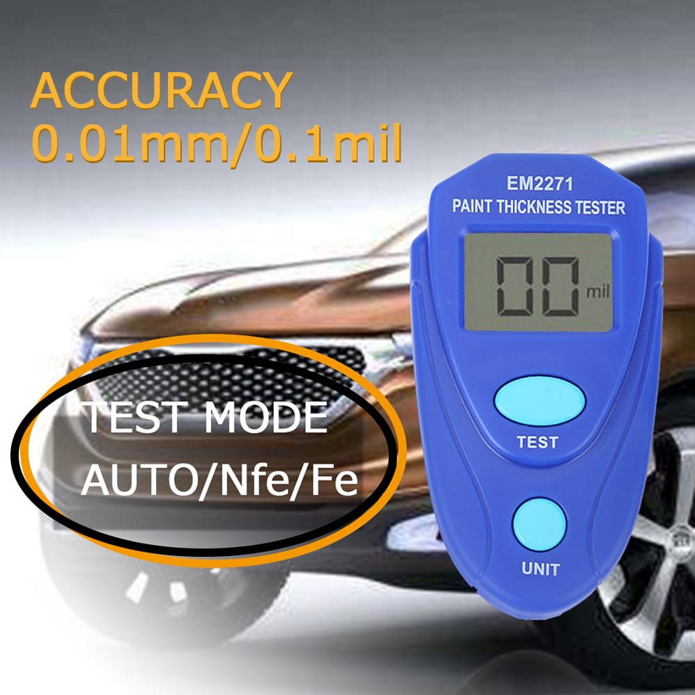 Coating Thickness Gauge LCD Digital Painting Thickness