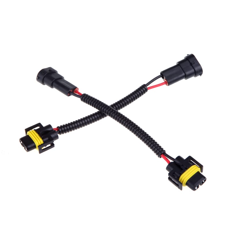 2pcs H8 H9 H11 Wiring Harness Socket Wire Connector Plug