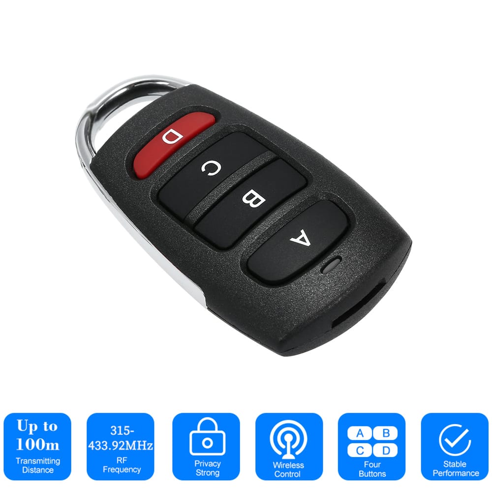 2019 Universal Car Alarm Garage Door Remot  Controller Gate