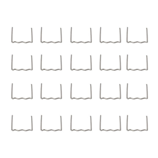 Universal 100 Pcs/Set Precut 0.6mm-0.8mm Hot Wave Flat - Wave line staples