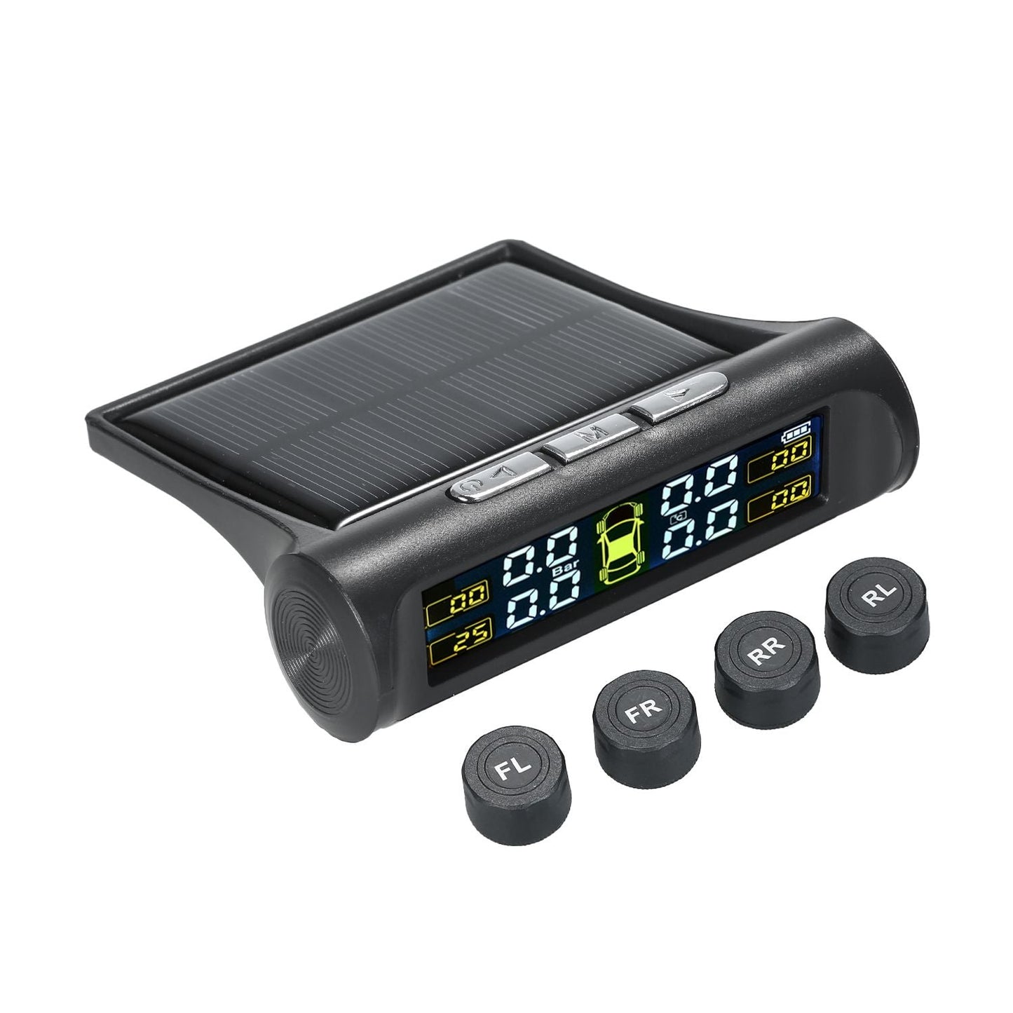 Solar TPMS Wireless Car Tire Pressure  Monitoring System