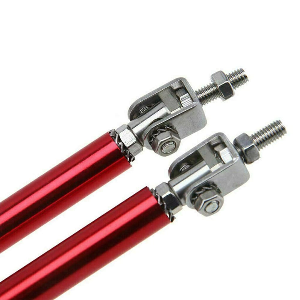 2Pcs Universal Adjustable Front Bumper Lip Splitter Strut