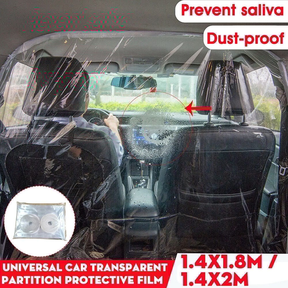 Universal Car Taxi Divider Film Isolation Partition - 1.4x1.8m